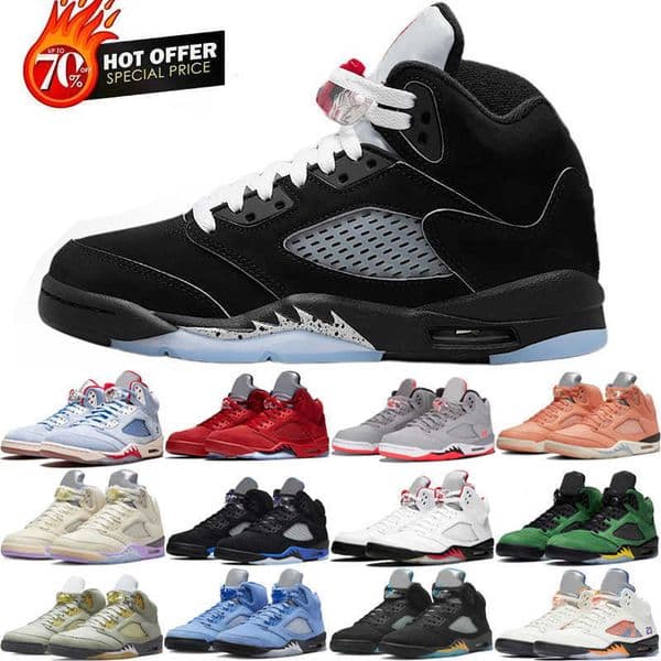 Designer Men 5 6 Basketball Shoes 5s Wolf Grey 6s Olive Navy Georgetown Aqua UNC Lucky Green Concord Racer Blue Raging Bull Fire Red Suede Sail Burgundy Trainer 40-47 thumbnail 2