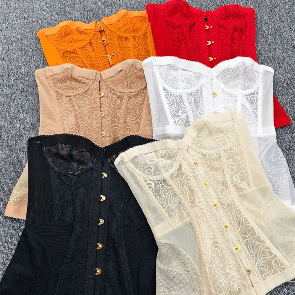 Women's Designer AP Corset Tight Herringbone Top Sexy Waist Top 2026 Women's Daily Wear