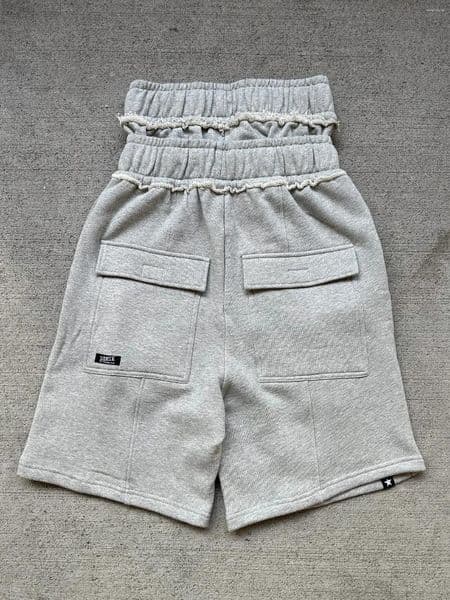 Men's Shorts American Grey Hip Hop Harajuku Loose Multi Functional Pocket Men Streetwear Women Retro Wear