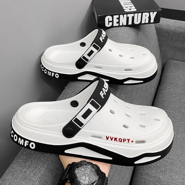fashion sandals Mens EVA casual comfortable hole garden shoes outdoor mens beach indoor home unisex slippers y260413BANJIA