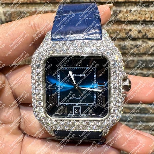 diamond watch designer luxury mens moissanite watch mossanite watch iced out watch women watches men diamond montre watch watches men moissanite Montre de luxe l22