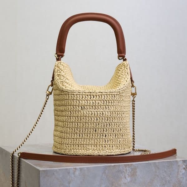 2026 Beach Bag Designer Tote Mini Travel Raffia Purse Women Cross Body Handbags Luxury Handbag With Top Handle Bucket Straw Bags Wallet Purses