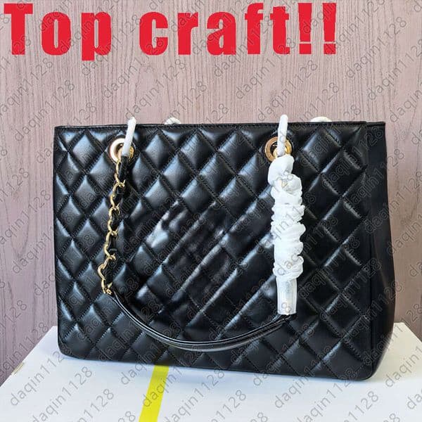 Top Craft Chain Tote Shopping Bag Diamond Print Lady Pochette Fashion Purse Womens Handbags Designer Bag Shoulder Bags Luxury Travel Bag Hobo Bag D2BAN