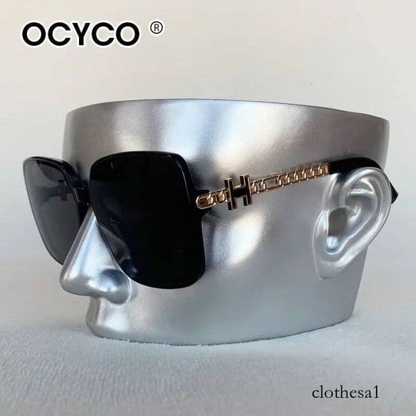 Fashion Square Punk Sunglasses Women Men Brand Design Letter Sun Glasses For Ladies Retro Shades Outdoor Cycling Eyewear UV400 Chunjinqiuli