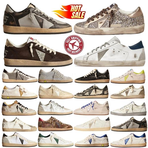 designer shoes Golden Goods Deluxe Brand Women Men ball sneaker star shoes dirty sneaker do-old style Italy designer Size 35-46