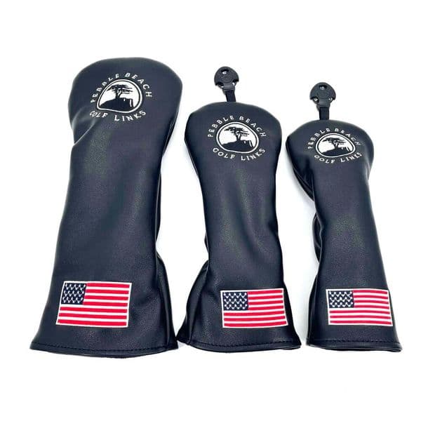 Golf Small Tree pattern cover Driver Fairway Wood Covers Putter Cover Pu Leather 26Y0414