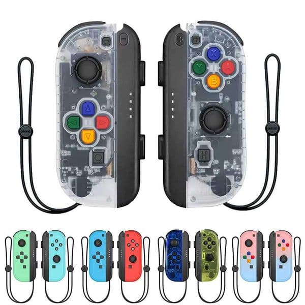 Joy Pad Joycons Gamepad for Switch Joystick Bluetooth Wireless Game Controller Joystick with Trubo Video Game Consoles X260414