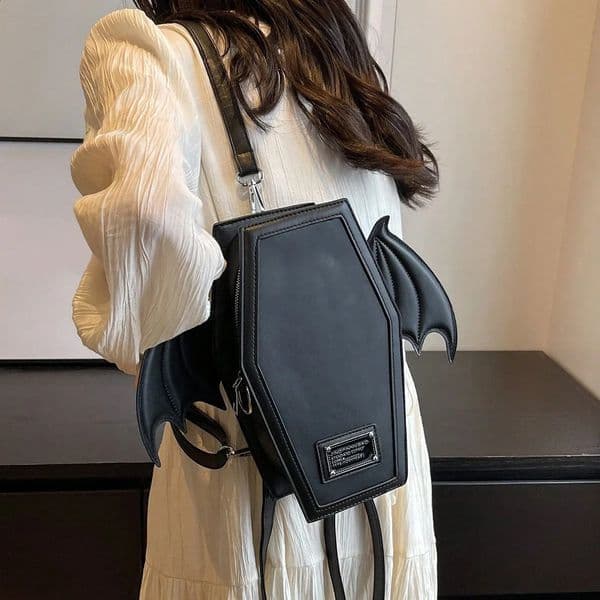 Women Shoulder Bag Fashionable steampunk gothic style backpack lightweight and portable stylish casual 260403BJ