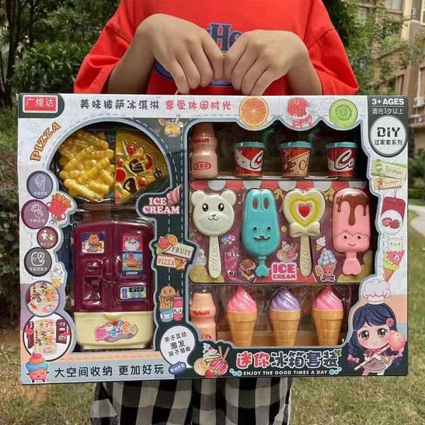 Childrens Toys Pretend Play Kitchen Simulation Pizza Vegetables Girls Kindergarten Toy Set 3-6 Educational Toys S260413