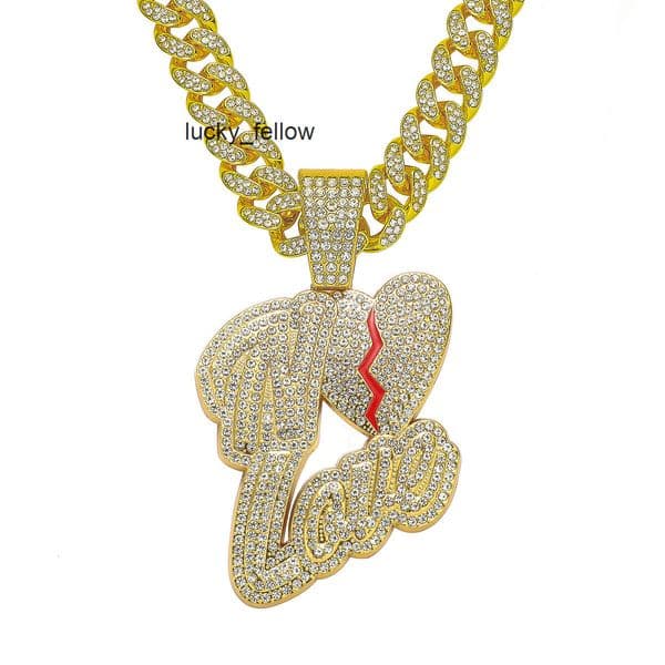 New Letter LOVE Pendant Hip-Hop Street Hot-Selling Necklace Mens Necklace Accessories