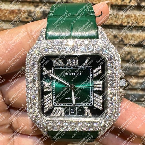diamond watch designer luxury mens moissanite watch mossanite watch iced out watch women watches men diamond montre watch watches men moissanite Montre de luxe l21