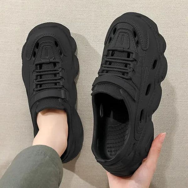 Trendy Mens Sandals Outdoor Wear Thickened Anti-slip Wear-resistant Fashion EVA Moulded Couples Clog Shoes Wholesale 260414
