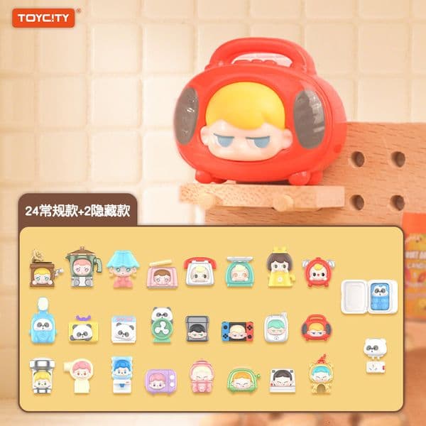 TOYCITY New Electric Appliance Little Cuties Team Blind Bag DIY Mini Figure Trendy Toy Doll Ornament