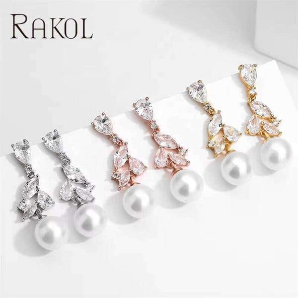 14K 18K EP5499 Korean Retro Gold-Plated for 1-5ct Women Party Jewelry GRI IGI Crystal Zircon Stud Earrings 2025