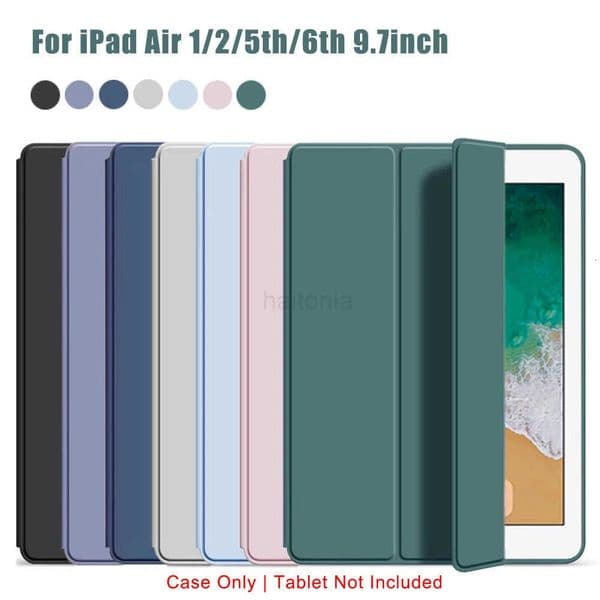 Tri-fold Flip Case For iPad Air 1 2 97 2013 2014 2017 2018 5th 6th Gen 97 A1893 Magnetic Stand PU Leather Protective Cover H260414