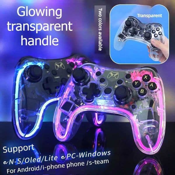 Wireless Bluetooth game controller Console Joypad Joystick for N-intendo S-witch Pro PC mobile phones vibration wake-up Gamepad X260414