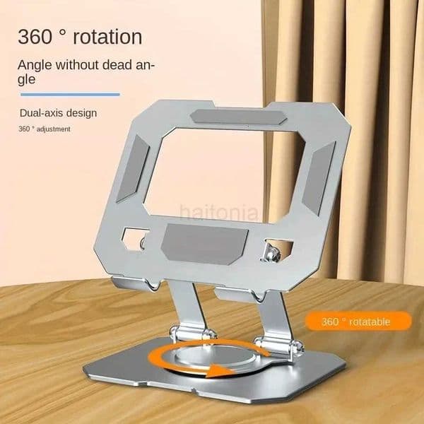 360 Rotatable Tablet Stand Adjustable Foldable Desktop Holder for IPad Tablet Phone Universal Stand H260414