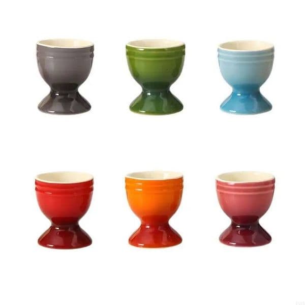 Bestseller Pack Of 6 Colorful Porcelain Breakfast Holders For Morning Presentation Household Application With Secure Hold And P9yb Ddmytues