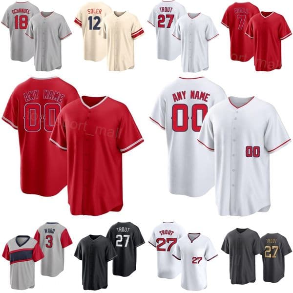 2026 City Connect Baseball 18 Nolan Schanuel Jerseys Mans Youth Woman 7 Jo Adell 12 Jorge Soler 9 Zach Neto 3 Josh Lowe 27 Mike Trout Yoan Moncada Jose Soriano TianShi