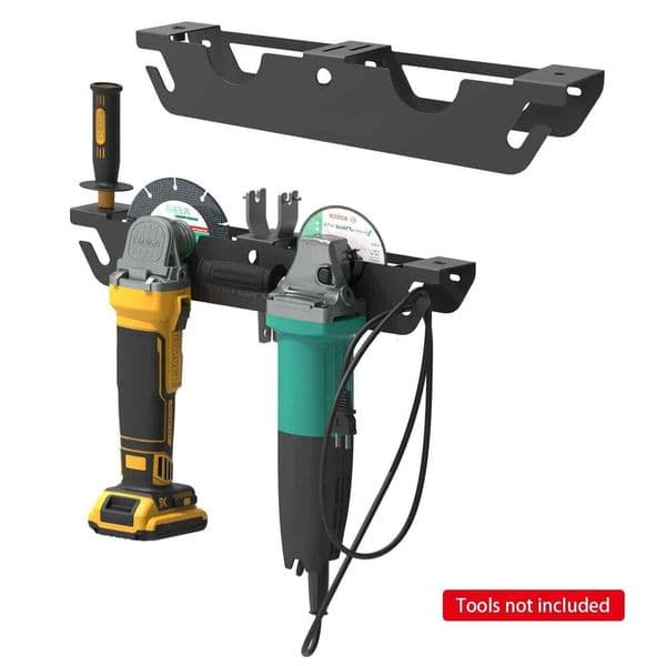 Multipurpose Grinder Holder Stand Storage Rack Hanger Wall Mounted Bracket For Angle Grinders Workspace Vertical Hanging