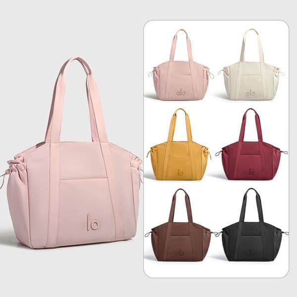 alogym gym bag for women yoga tote bag travel golf Sport Bags tennis bag large capacity black hand bag drawstring Designer Bags 2026 Trends holiday workout handbags
