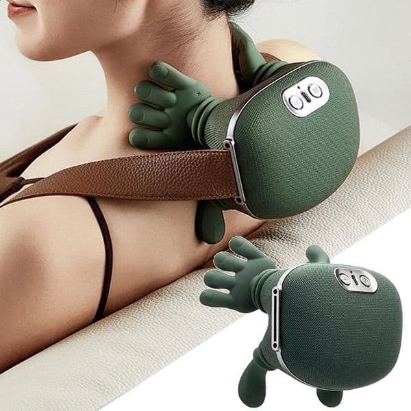 Bionic Neck Shoulder Massager N7 Kneading Shawl 3Level Modes Cervical Waist Leg Body Muscles Massage Pillow 260415