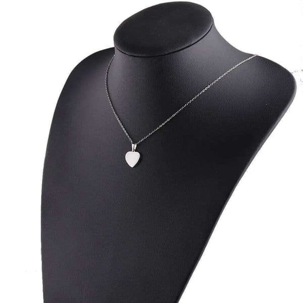 10pcs Lot Stainless Steel Heart Pendant Necklace for Women Fashion Jewelry Accessory Pack