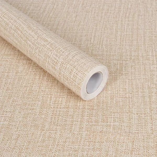 Vintage Linen Textured Self Adhesive Wallpaper for Living Room Bedroom Wall Decals Vinyl Waterproof Contact Paper Home Decor 260414