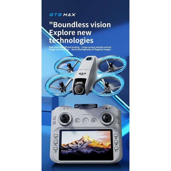 GT3 New Quadcopter With Large Screen, High-Definition Aerial Photography, Remote Control Toy Airplane, Flying Drone Z1 Kuhangxin