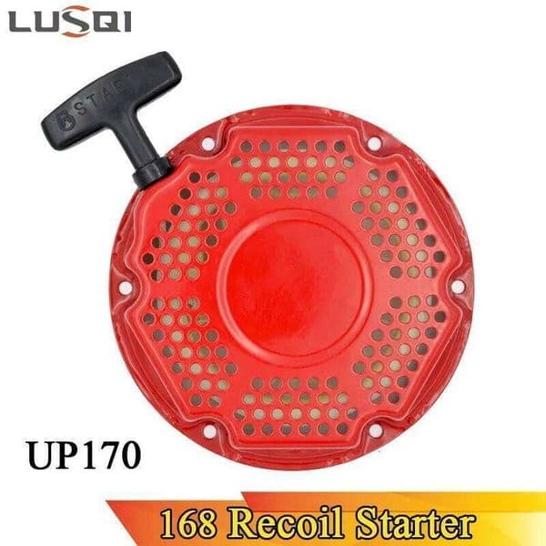 LUSQI 1PC 168F Recoil Starter Unitedpower UP170 Gasoline Water Pump Engine Generator Spare Parts