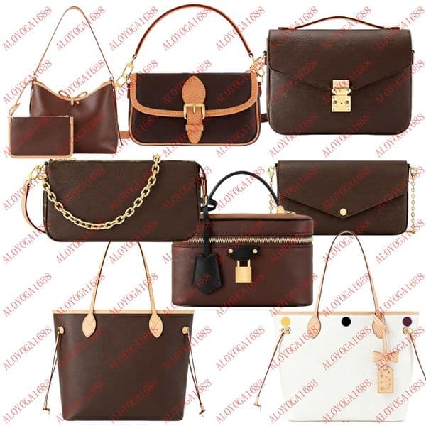 Clutch Bags Designer Woman Genuine Leather Fashion Crossbody Bag Luxury Flower Letters Tote Bag Ladies Shoulder Bag Trends Women Wallet Chain Bag Bestseller