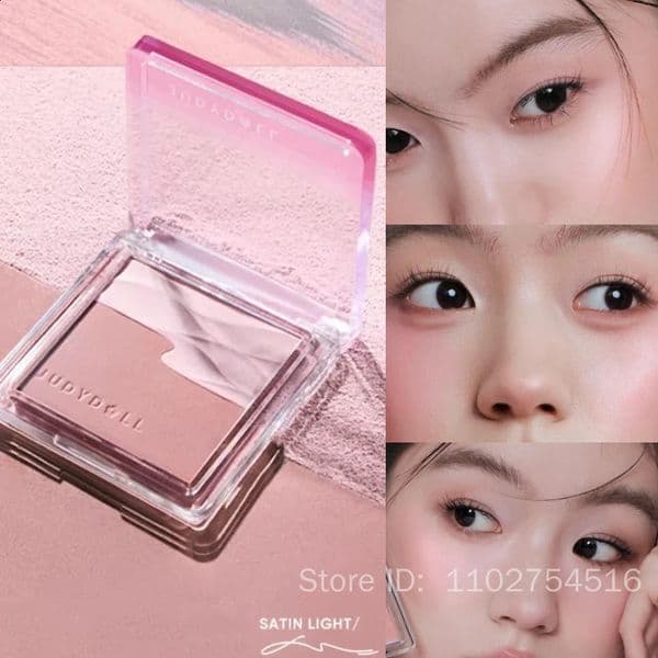 Judydoll Water Satin Glow Blush Twocolor Expansion Blusher Matte Natural Cheek Tint Brighten Face Contouring Waterproof Makeup 260415