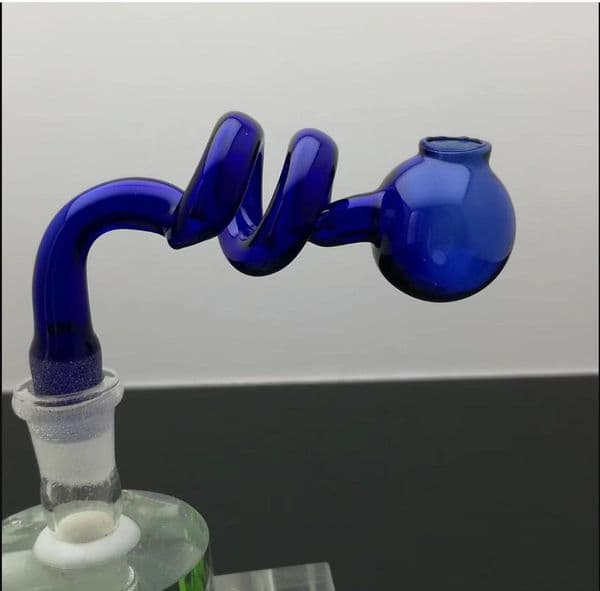Glass Pipes Smoking Hand-blown Beautifully Handcrafted Smoking pipe Colored Spiral S Cooker