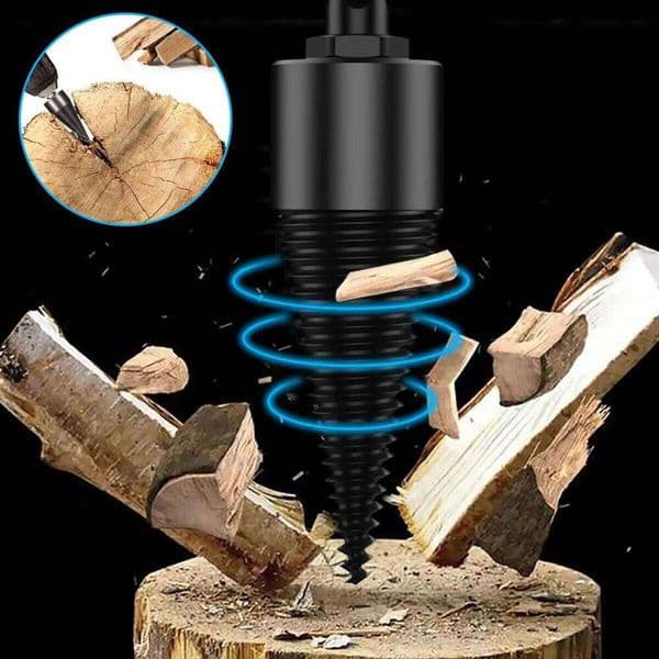 32/42mm Firewood Round/Hex/Square Shank Wood Cone Reamer Punch Driver Step Drill Bit Woodworking Tool