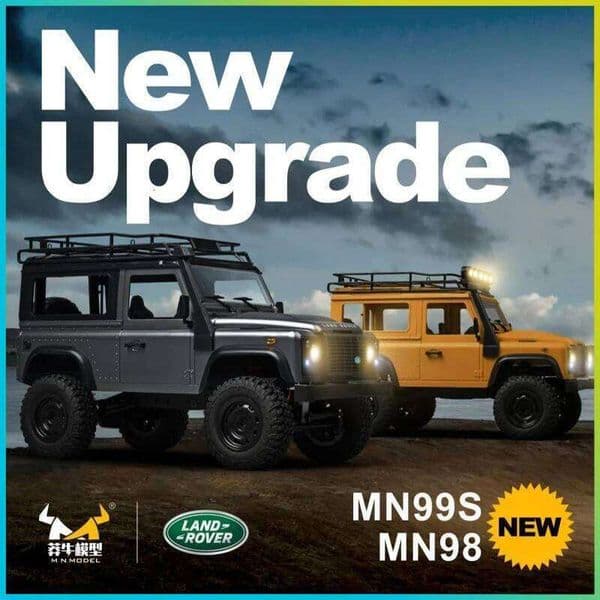 MN99S 1/12 2nd Generation RC Full Proportion Four-wheel Drive Climbing Guard Upgraded Remote-controlled Car Model Boy Toy 26H0415