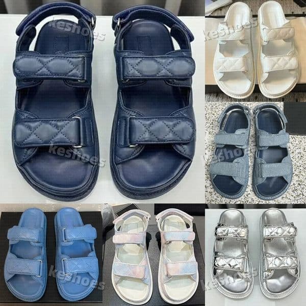 Designer fashion summer womens sandals top quality sliders platform beach casual slippers luxury outdoor shoes with box35 -42