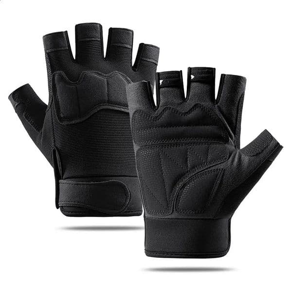 1 Pair of Paratrooper Half Finger Tactical Gloves for Male Special Forces Enthusiasts Outdoor Sports Cycling Mountaineering 260415