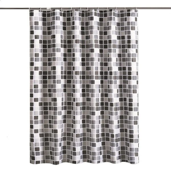 Designer Waterproof Shower With 12 h Hooks Mosaic Printed Curtains Polyester Cloth Bath Curtain For Bathroom Decoration 250120 Free Shipping 88