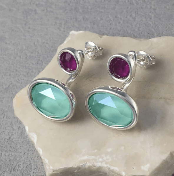 UNO50 popular Spanish high-quality beautiful gemstone women's earrings romantic jewelry