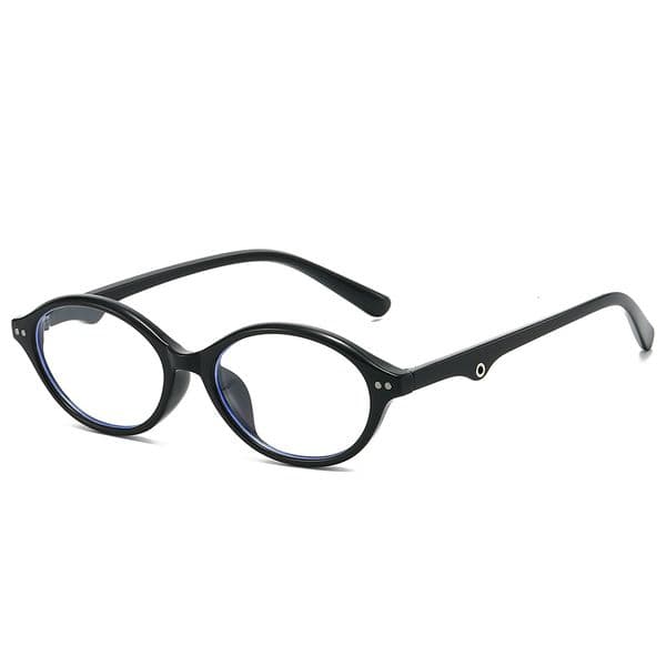 26 new fashion retro tortoiseshell-colored frames, nerd-style anti-blue light oval small frames with soft silicone nose pads, a natural look essential