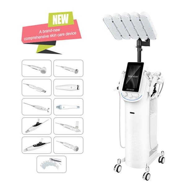 2026 Newest 11 in1 Plasma Hydro Dermabrasion PDT Light Therapy Aqua Peeling Face Lifting Facial Deep Cleaning Skin Rejuvenation Whitening Pore Removal Machine