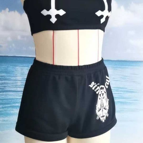 New Funny Sports Print Skull Sportswear Outdoor Yoga Fitness Wear H260414