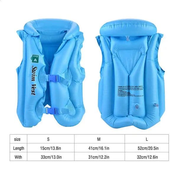 Inflatable Swimming ABC Life Jacket Buoyancy Safety Jackets Boat Drifting Lifesaving Waistcoat Swimsuit Boy Childrens Vest 260415