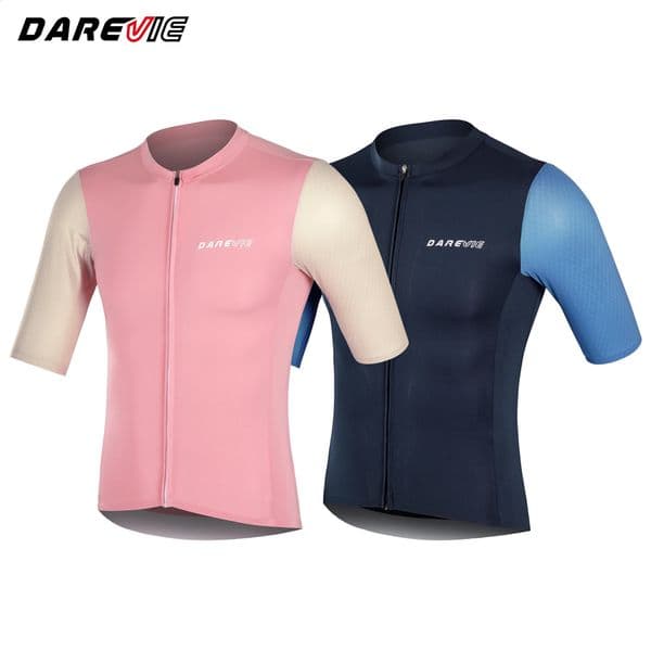 DAREVIE Man Cycling Maillot SPF 50 Training Level Jersey Quick Dry AntiSlip Light Soft Mens Clothing 260413