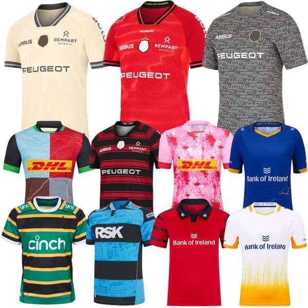 2026 New Soccer Jersey Stade Rugby Jersey Leinster, Munster, Ulster, Harlequins, Cardiff, Connacht, Northampton Saints, Toulouse Club Shirt Home & football Aw