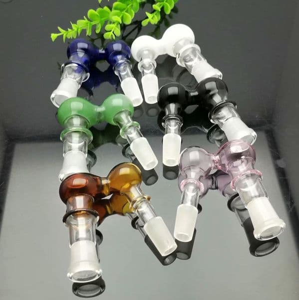 Glass Pipes Smoking Hand-blown Beautifully Handcrafted Smoking Pipe Colored Mushroom Glass Adapter