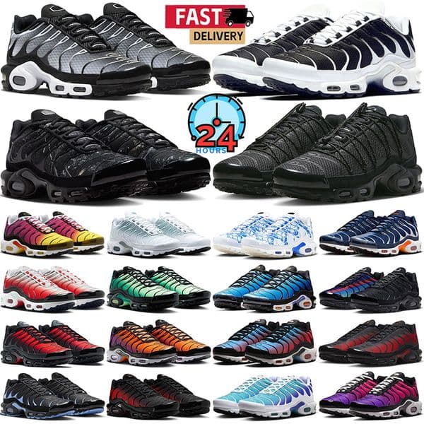 free shipping tn plus running shoes designer sneakers tns Utility Terrascape Black White Berlin Enfant Unity mens trainers women outdoor sports sneakers fashion