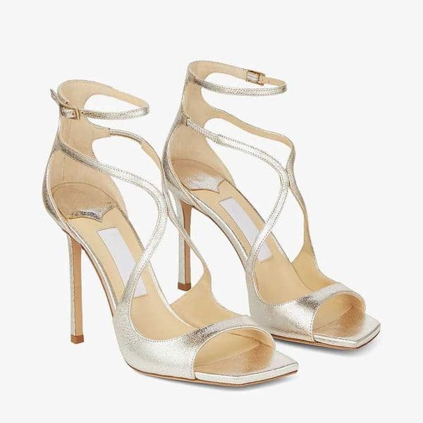 Summer New Fashionable High-heeled Womens Open Toed Sandals Dance Shoes Party Sexy 34-44 Large Womens Shoes T260414