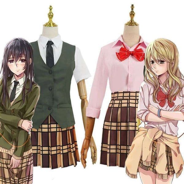 Mei JK School Uniform Outfits Women Girls Carnival Party 2026 Anime Citrus Aihara Yuzu Cosplay Costume