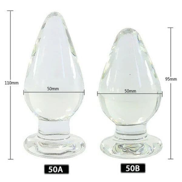 2026 New 50Mm Diameter Transparent Glass Anus Dilator Buttplug G Spot Stimulator Anal Balls Butt Plug Sex Adult Toys Toys For Woman 012